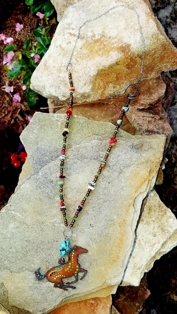 Really cute country necklace.